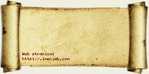 Ignjatije Hajdeman vizit kartica